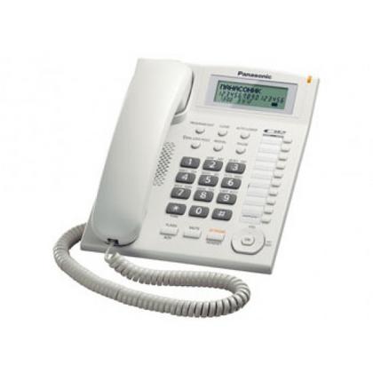 Телефонный аппарат Panasonic KX-TS2388RUW белый (батарейки не входят в комплект)