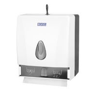 Диспенсер BXG-PDM-8218 д/полотенец листовых и рулонных, пластик, цв.белый