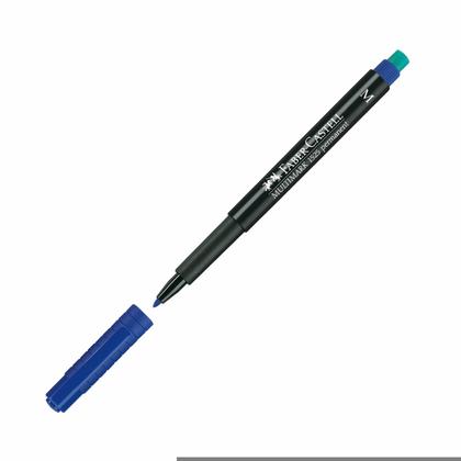 Маркер перм., д/CD/пленки/графопр. "Multimark" 0,4 мм, с ластиком, красный