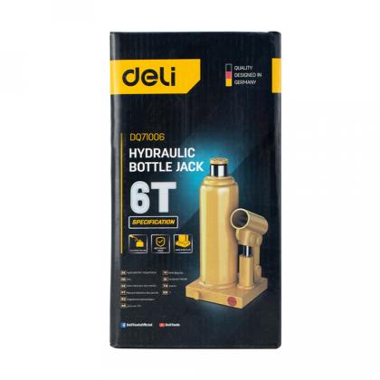 Домкрат бутылочный Deli YS EDQ71006 6т