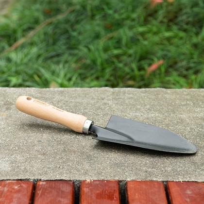 Набор садовых инструментов "Deli" 310 мм, дерев. ручка, черный, 3 шт.