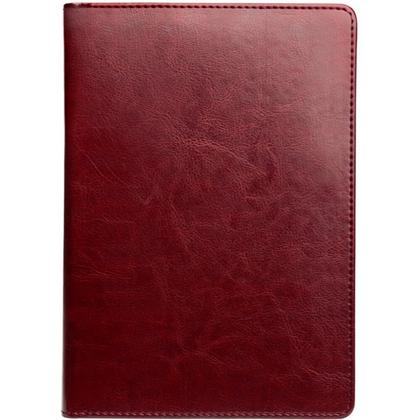 Ежедневник датир. А5 140*200 мм, 352 стр., лин. "Berlin" тверд. обл. кожзам., бордовый 2026