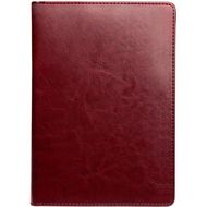 Ежедневник датир. А5 140*200 мм, 352 стр., лин. "Berlin" тверд. обл. кожзам., бордовый 2026