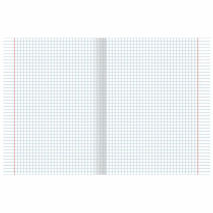 Тетрадь А5 48 л., клет. "Hello summer" скоба сбоку, обл. карт., мат. ламинация, выб. лак, ассорти