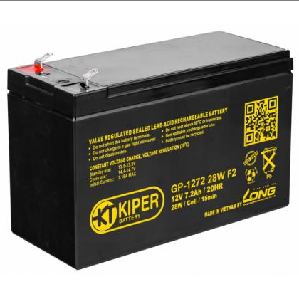 Аккумуляторная батарея Kiper GP-1272 28W F2 12V/7.2Ah
