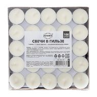 Свеча плавающая в гильзе, 100 шт/упак