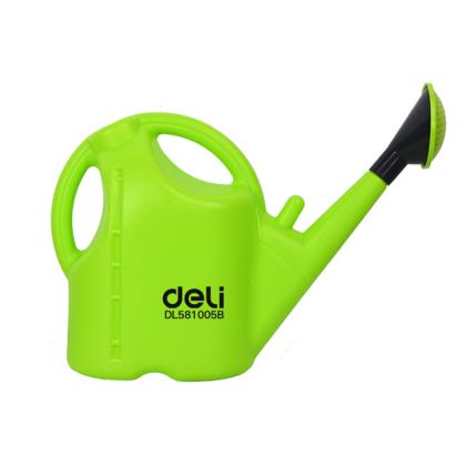 Лейка пластмассовая Deli GS EDL581005B 5л, зеленая 