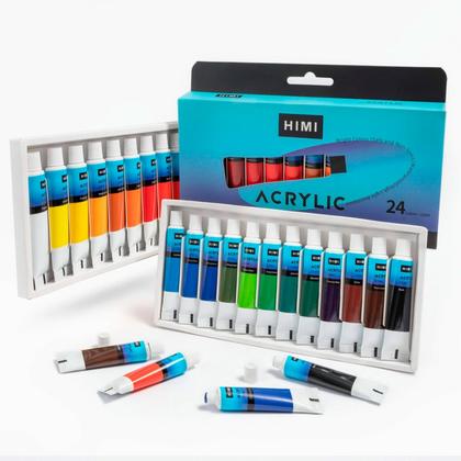 Краски акриловые "Himi", набор 36 цв., 12 мл, тубы