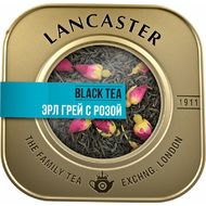 Чай "LANCASTER" ж/б, 75гр., черный, с бергамотом, лепестками василька и розы