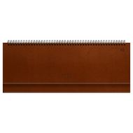 Еженедельник датир., наст. 130*330 мм, 128 стр., "Winner.Brown" тверд. обл. кожзам., коричневый 2026