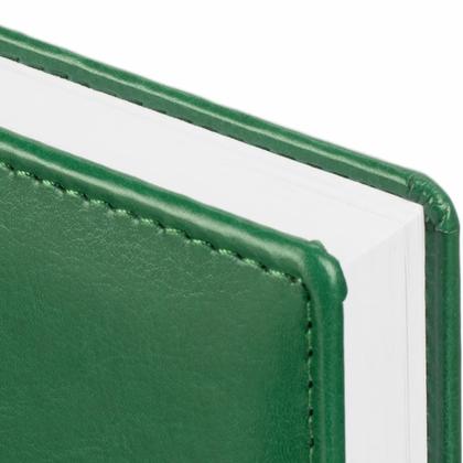 Ежедневник датир. А5 148*218 мм, 352 стр., лин. "Agenda" тверд. обл. кожзам, зеленый 2026