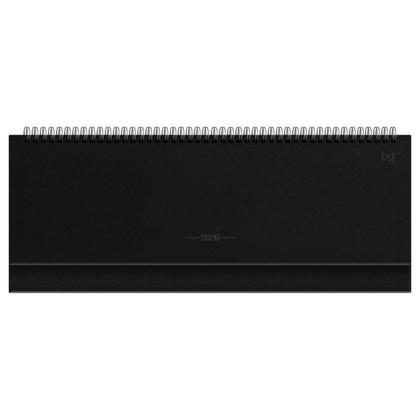 Еженедельник датир., наст. 130*330 мм, 128 стр., "Ariane.Black" тверд. обл. балакрон., черный 2026