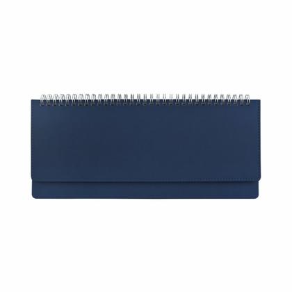 Еженедельник датир., наст. 305*130 мм, 128 стр., лин. "Velvet" тверд. обл. кожзам., на пружине, зеленый 2026