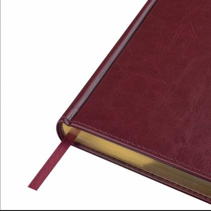 Ежедневник датир. А5 146*206 мм, 336 стр., лин. "Sidney Nebraska" тверд. обл. кожзам., синий, срез золотистый 2026