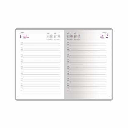 Ежедневник датир. A5 146*206 мм, 336 стр., лин. "Velvet" тверд. обл. кожзам., красный 2026