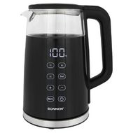 Электрочайник Sonnen KT-8717 пластик черный/стекло