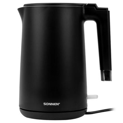 Электрочайник Sonnen KT-8719B нерж.сталь/пластик, черный
