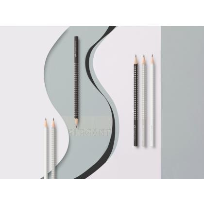 Карандаш прост. "Grip Sparkle", розовая дымка