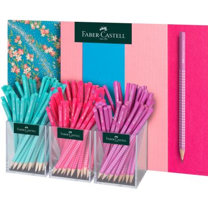 Карандаш прост. "Grip Sparkle", розовая дымка