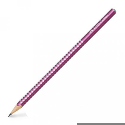 Карандаш прост. "Grip Sparkle", розовая дымка