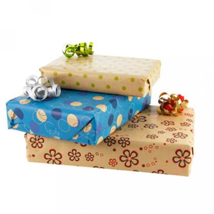 Бумага декоративная в рулоне "Brown Craft. Fantasy" 2*0,7 м, ассорти