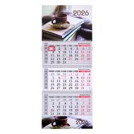 Календарь настен., А4 2026 "Тепло страниц (№37)" на 3-х спиралях