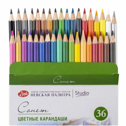 Карандаш цветной "Сонет" набор 36 цв.