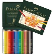 Карандаши цветные "Polychromos" 24 шт, в металлической упаковке