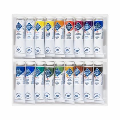 Краски масляные "Мастер-класс" набор 18 цв., 18 мл, туба