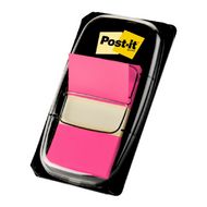 Закладки пласт. "3М" 25*43 мм, 50 шт., ярк.-розовый, в диспенсере