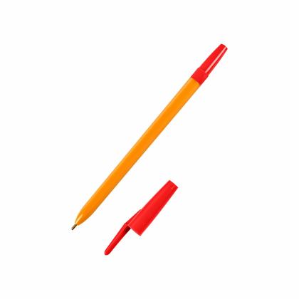 Ручка шарик. "РШ-49" 1,0 мм, пласт.,ассорти, стерж. зеленый