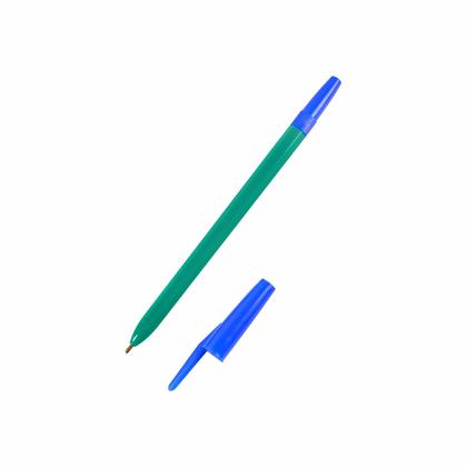 Ручка шарик. "РШ-49" 1,0 мм, пласт.,ассорти, стерж. зеленый