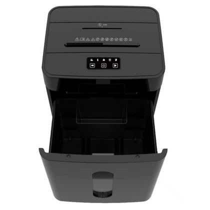 Уничтожитель TPPS EFM208D (P-5, 2.5*12mm, до 8л.80гр/9 л.70гр/м., 25 литров, банк.карты, диски, скобы, раб.цикл 10мин.)