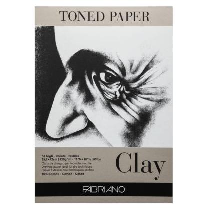Блок бумаги для рисования "Fabriano. Clay" 29,7*42 см, 120 г/м2, 50 л.