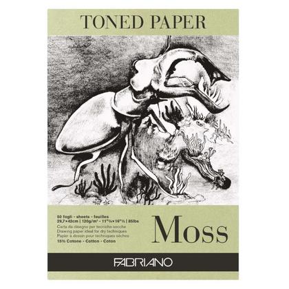 Блок бумаги для рисования "Fabriano. Moss" 29,7*42 см, 120 г/м2, 50 л.