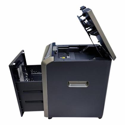 Уничтожитель Office Kit SA200M 1.9x10 (P-5, 1.9х10 мм, 15 лист., 40литров, автоподатчик 220 листов)