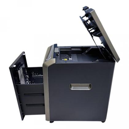 Уничтожитель Office Kit SA200M 1.9x10 (P-5, 1.9х10 мм, 15 лист., 40литров, автоподатчик 220 листов)