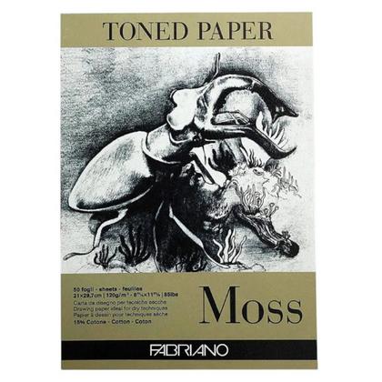 Блок бумаги для рисования "Fabriano. Moss" 21*29,7 см, 120 г/м2, 50 л.