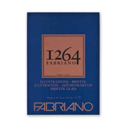 Блок-склейка бумаги для графики "Fabriano. 1264" 21*29,7 см, 200 г/м2, 50 л.