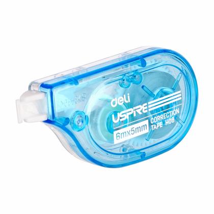 Корректор роллер "Uspire" 6 м*5 мм, голубой
