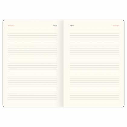 Ежедневник датир. А5 145*205 мм, 352 стр., тонир., лин. "Python. Graphite" тверд. обл. кожзам., графит, срез цветной 2026