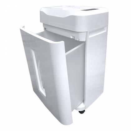 Уничтожитель Office Kit S215N 3,9x38 (P-4, 3,9х38 мм, 22 лист., 35литров, скобы, скрепки, диски. карты)