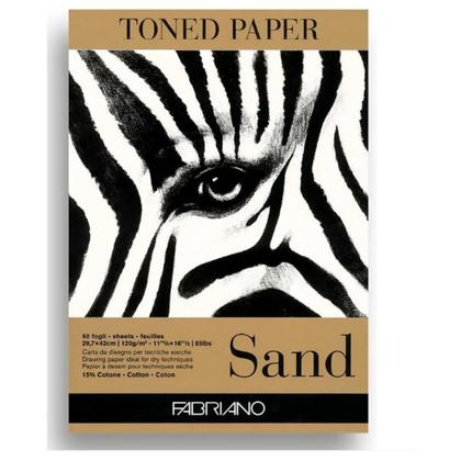 Блок бумаги для рисования "Fabriano. Sand" 29,7*42 см, 120 г/м2, 50 л.