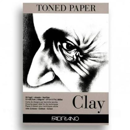 Блок бумаги для рисования "Fabriano. Clay" 21*29,7 см, 120 г/м2, 50 л.