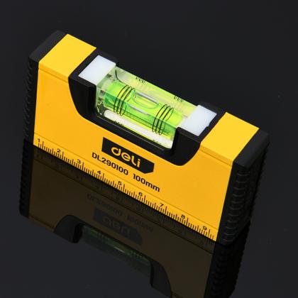 Уровень строительный Deli YS EDL290100 100 мм, магнит