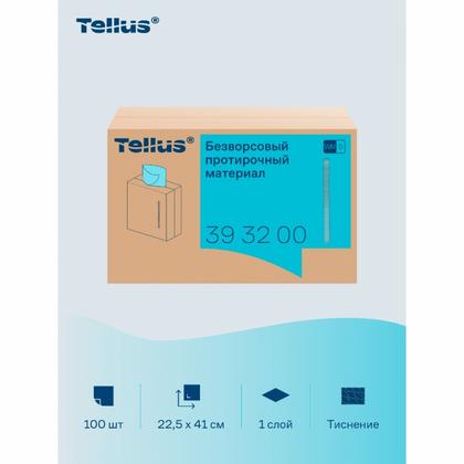 Протирочный материал нетканый Tellus безворсовый, 1-сл., 100 листов, WM5