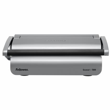 перфобиндер Fellowes® QUASAR+ механический на пласт. пружину, сшивает до 500