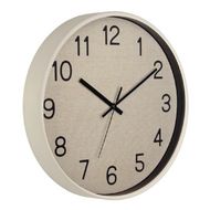 Часы настенные круглые "77776737" пласт., бежевый