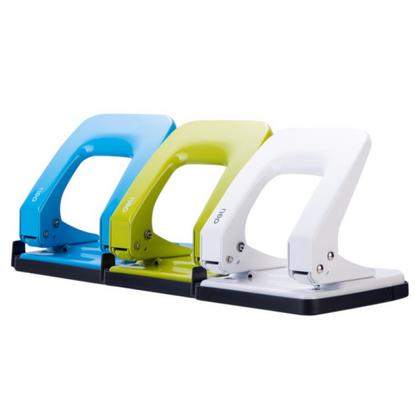 Дырокол 35 л. "Deli Rio 0138" лин., ассорти