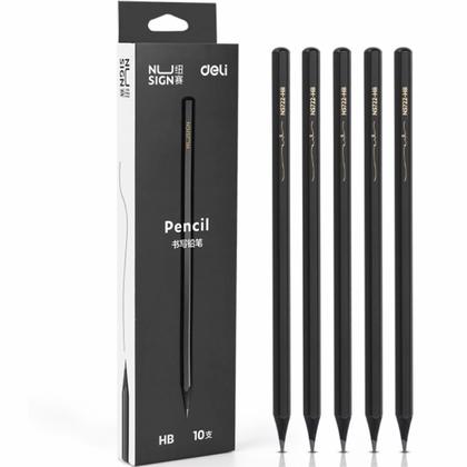 Карандаш прост. "Nusign " HB дерев., шестигранный., черный